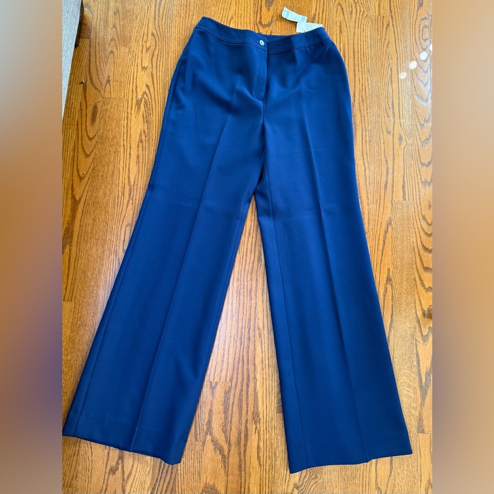 Vintage JONES NEW YORK Blue Flared Pants  SIze 16